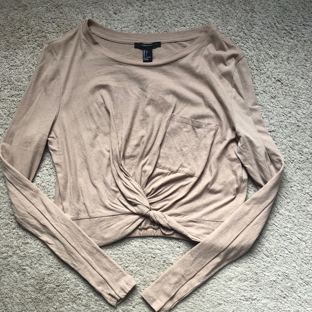 Forever 21 long sleeve crop